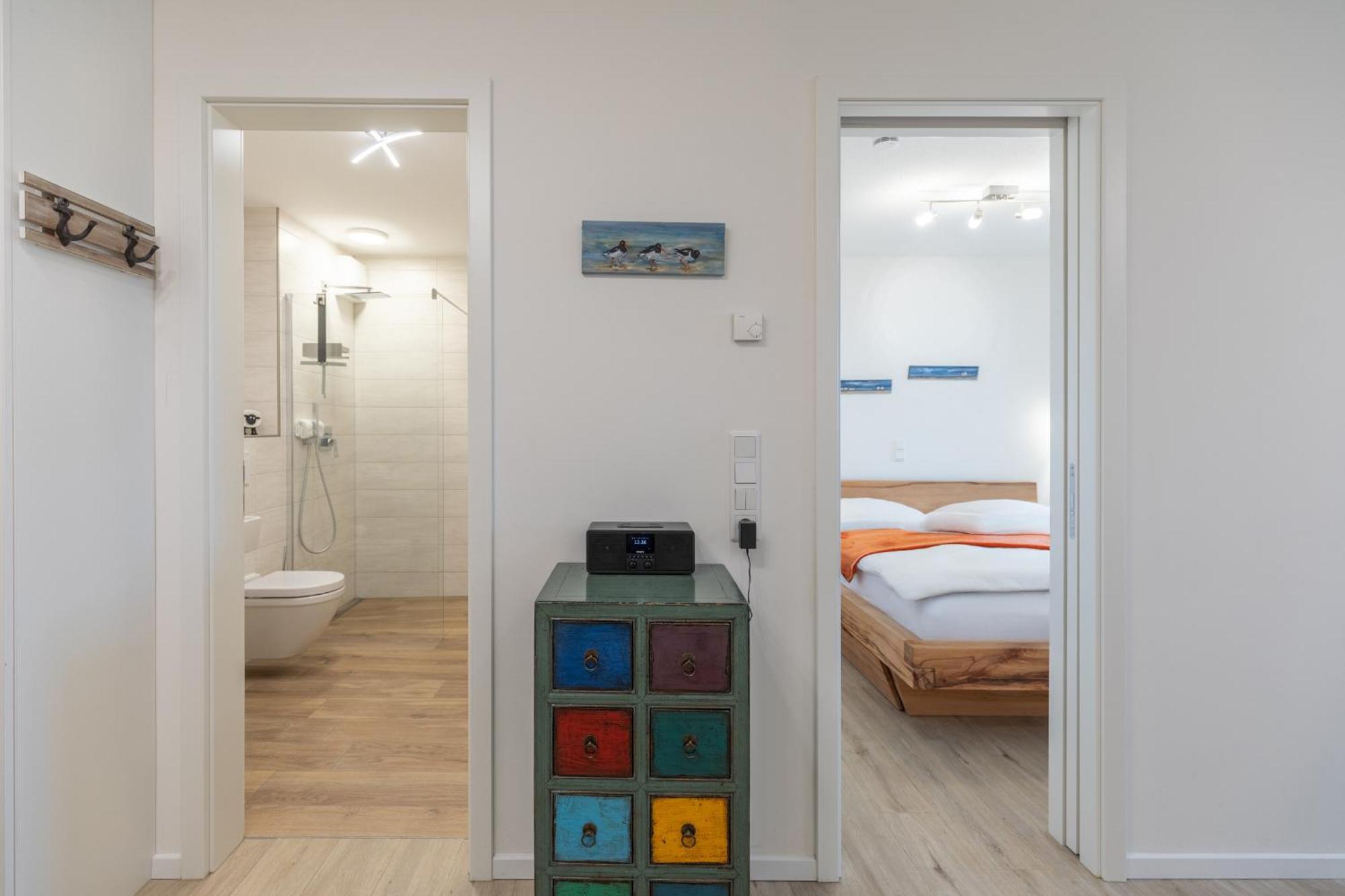 Ferienwohnung "Halligstork" Direkt Am Nordseedeich Mit Blick Auf Den See Нордштранд Экстерьер фото